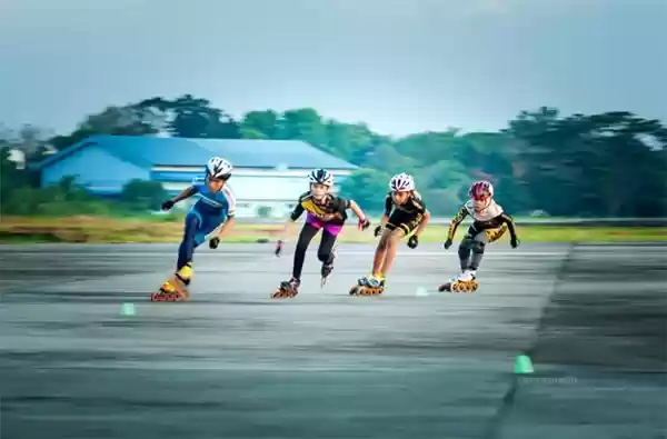 Atlet Sepatu Roda MIS Siap Berlatih Kembali di Lapangan dengan Protokol Kesehatan