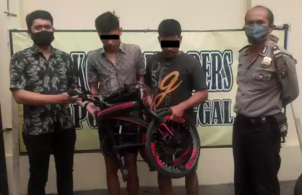 Curi Sepeda Lipat, Dua Pemuda di Sunggal "Dilipat' Polisi