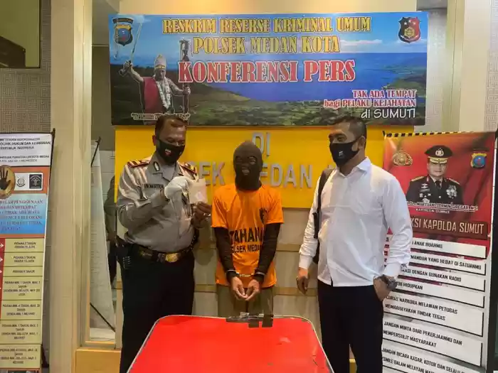 Polsek Medan Kota Gerebek Gubuk Tempat Pesta Sabu di Multatuli  Medan
