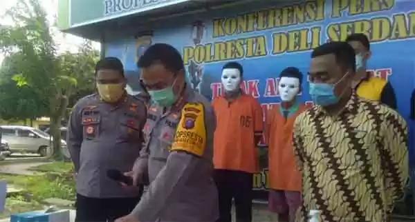 Ini Dia Pelaku Pengrusakan Mobil BNN Deliserdang