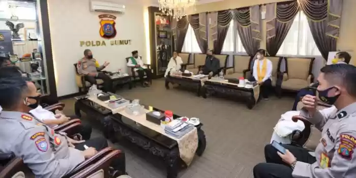 Kapolda Sumut Silaturahmi Dengan DPP Forum Kebhinekaan Indonesia Bersatu