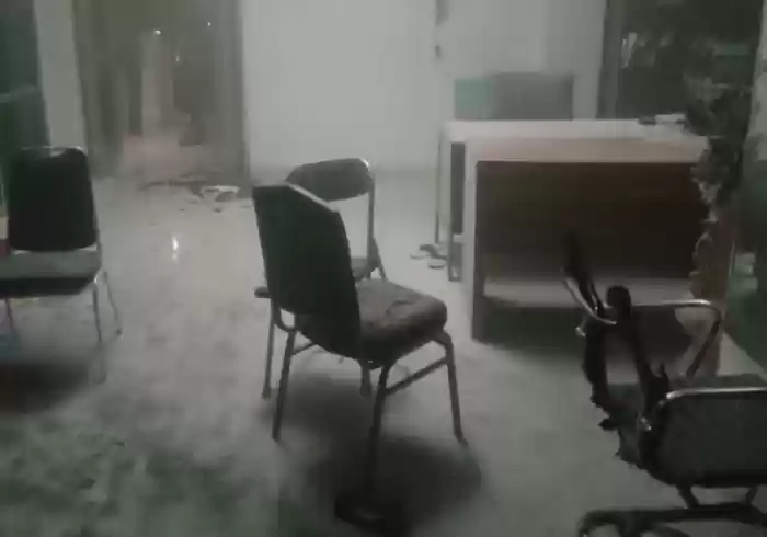 Kantor Bupati Labuhanbatu Terbakar,Diduga Api Berasal dari Dispenser