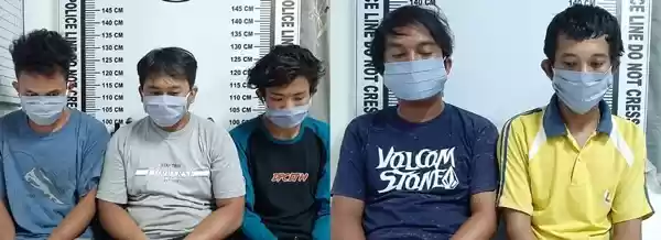 Dalam Sehari, Polres Siantar Ciduk 5 Orang Pemain Sabu