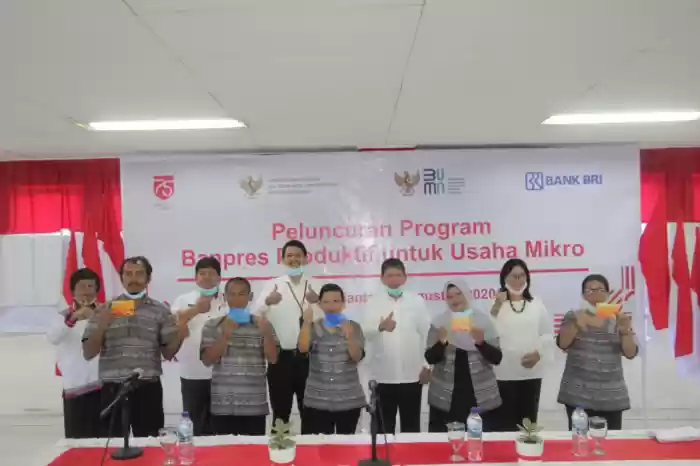 Wakil Walikota Siantar dan Kacab BRI Saksikan Peluncuran Bantuan Modal Usaha Mikro secara Virtual 