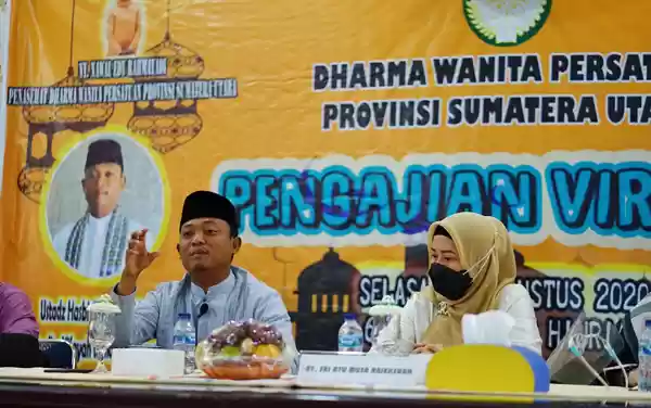 DWP Sumut Gelar Pengajian Secara Virtual, Bahas Masalah Pandemi Covid-19