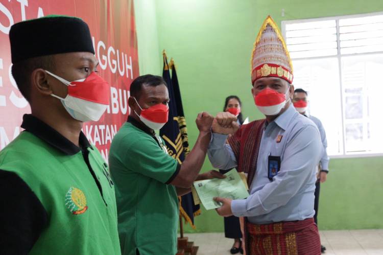 HUT ke-76 RI Lapas Siborongborong Berikan Remisi Kepada 599 WBP