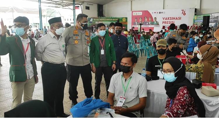 Rektor UMN Al Washliyah Apresiasi Gebyar Vaksinasi Presisi Bagi Mahasiswa