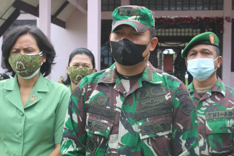 Bhakti sosial Kodim 0205/TK Di Yayasan Disabilitas Alpha Omega Dalam Rangka HUT Ke -63 Korem 023/KS