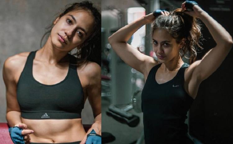 Tampak Cantik Banget, Yuk intip Pevita Pearce saat Olahraga yang Kenakan Outfit Serba-Pink