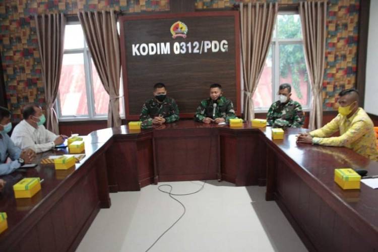 Kodim 0312/Padang Terima Kunjungan Tim Litbanghan Dari Dinas Psikologi Markas Besar TNI Angkatan Darat
