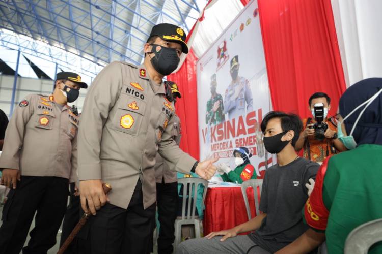 Kapolda Segera Terapkan Vaksinasi Door to door di Jatim Secara Menyeluruh