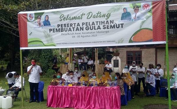 TP PKK Deliserdang Motivasi Pelaku UMKM Gula Semut di Sibolangit