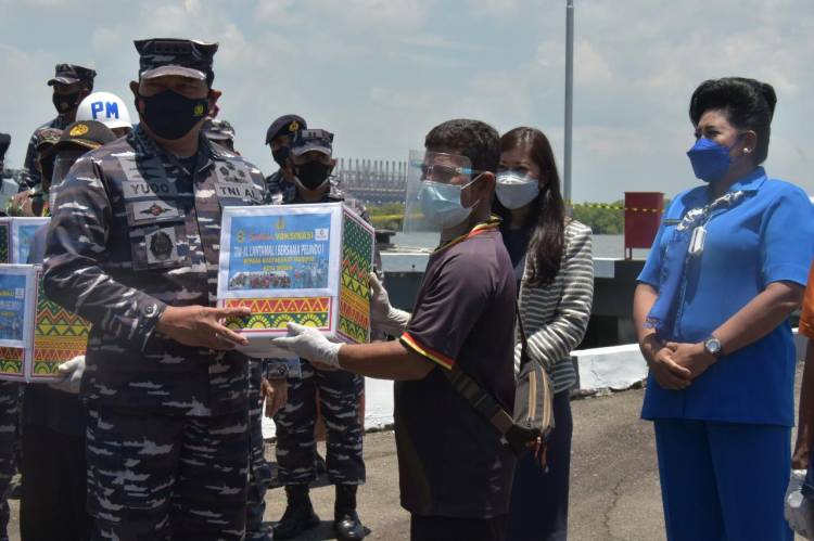 TNI AL & KOMISI I DPR RI Bersinergi Mengatasi Kebutuhan Pokok Maritim Dimasa Pandemi Covid-19