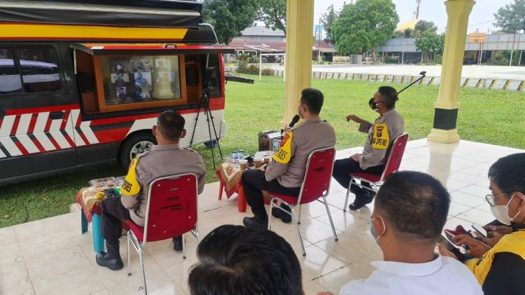 Kapolres Simalungun Pimpin Anev Mingguan Kinerja Personil Secara Virtual