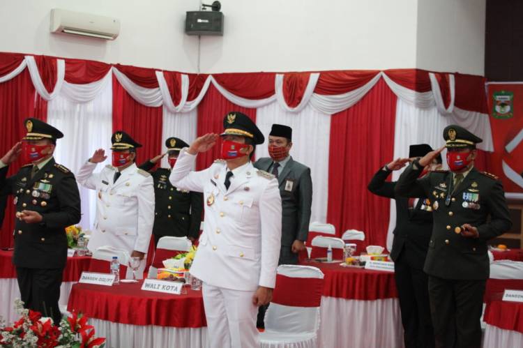 Walikota Siantar Gelar Upacara Hut RI ke 76 Secara Virtual