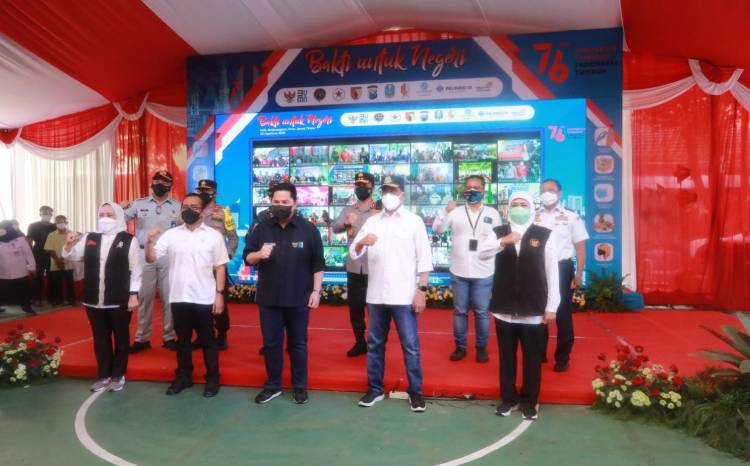 Forkopimda Jatim Dampingi Kunjungan 3 Menteri di Bojonegoro*
