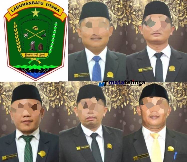 Akibat Dugem Polisi Hantarkan 5 Anggota DPRD Labura Keruang Tahanan .