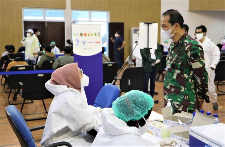 Apresiasi Danseskoau Kepada Nakes dan Panitia, Semangat Melayani Masyarakat