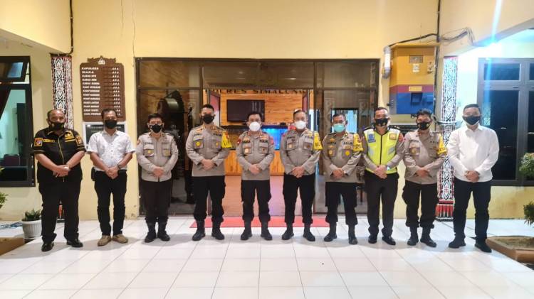Kapolres Simalungun Sambut Kunker Kapolda Sumut Di Mako Polres Simalungun