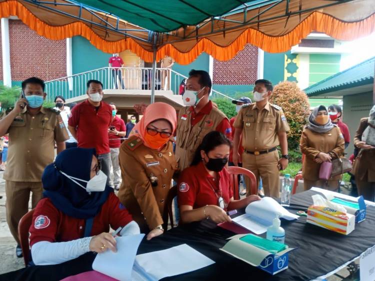 JMSI Sumsel, Paguyuban Sinar Mas dan Keluarga Rimbawa Gelar 1000 Vaksin