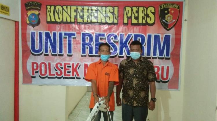 Pria Berinisial FA, Curi Kabel Listrik USU Diamankan Polsek Medan Baru
