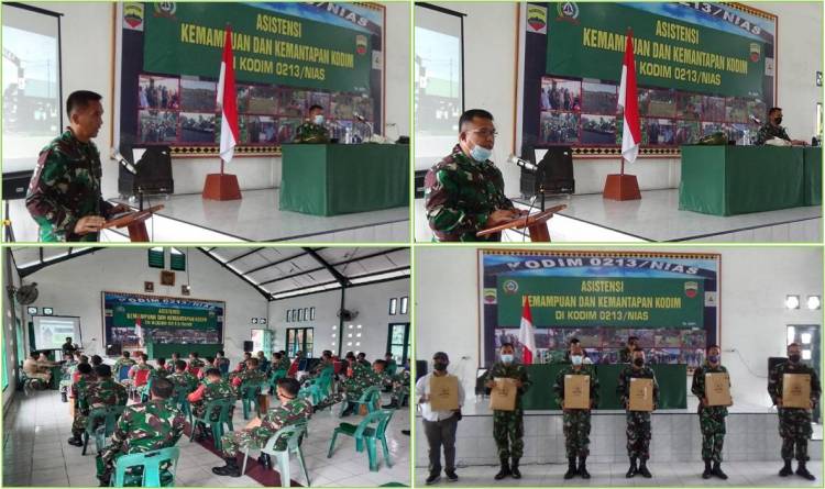 Tingkatkan Kemampuan, Dirsismet Pusterad Bekali Personel Kodim 0213 di Nias