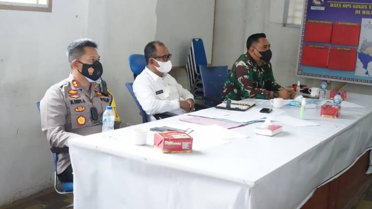 Evaluasi  Percepatan Penangan Covid 19, Kapolres Simalungun bersama Forkopimda Laksanakan Rakor