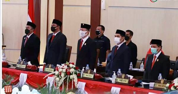 Digelar Melalui Sidang Paripurna, Anggota DPRD Medan Dengar Pidato Presiden