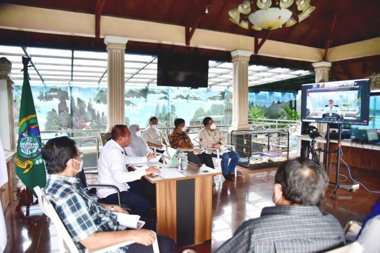 Evaluasi Pelaksanaan PPKM se-Sumatera, Sumut Terus Lakukan Pembatasan Mobilitas Masyarakat
