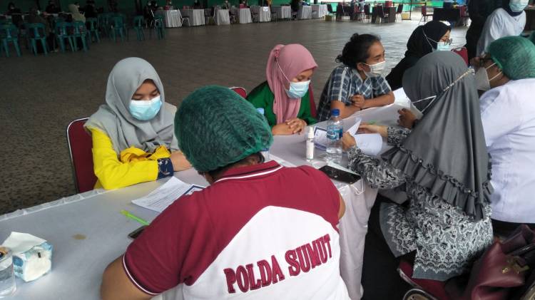 Mahasiswa Kolaborasi dengan Polri Dukung Gerakan Vaksinasi Nasional