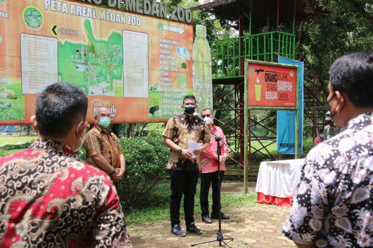 Wali Kota Medan Sampaikan Terimakasih Kepada PT. Musim Mas Atas Kepedulian Terhadap Satwa di Kebun Binatang Medan