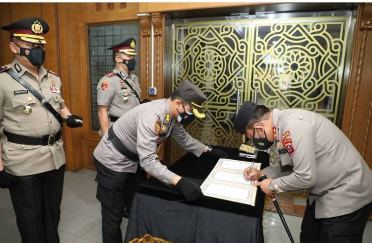 Kapolda Sumut Pimpin Upacara Sertijab Kapolres Tapanuli Utara dan Kapolres Padang Lawas