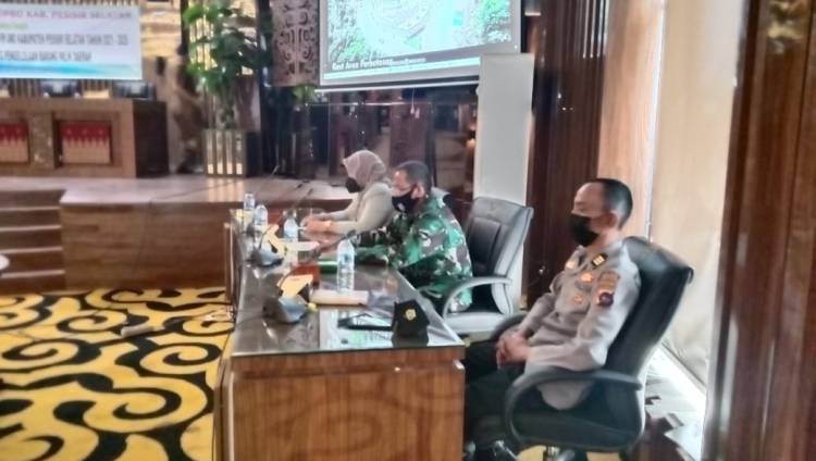 Kasdim 0311/Pessel Hadiri Rapat Paripurna Penyampaian Nota Ranperda Tahun 2021