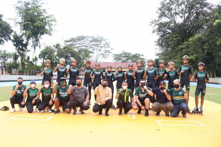 Bobby Nasution Semangati Atlet Medan yang Bawa Nama Sumut di Ajang PON 2021