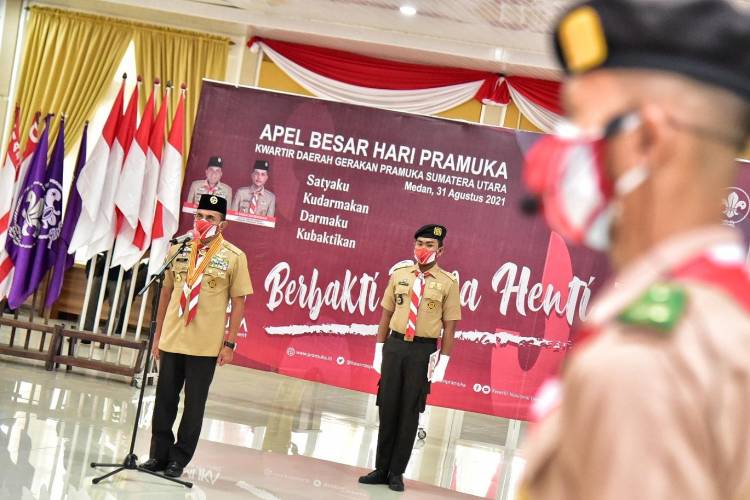 Peringatan Hari Pramuka ke-60, Sejumlah Kepala Daerah Dapat Penghargaan