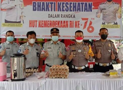 Tujuhbelasan Tanpa Kerumunan, Polda Sumut Beri Teladan