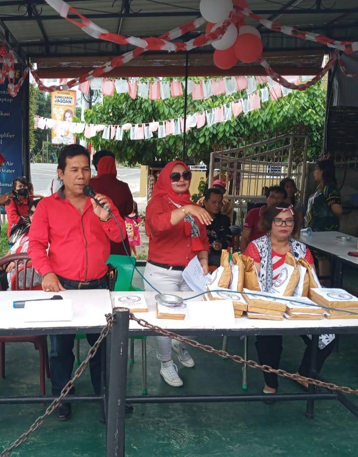 Rayakan HUT RI ke-77, DPC Brigade Siantar Gelar Pesta Rakyat
