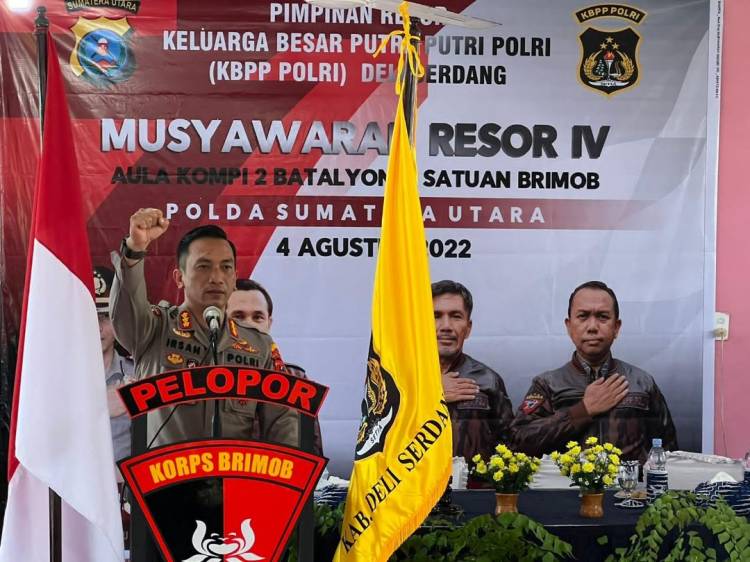 Kapolresta Deli Serdang dan COJ Hadiri Kegiatan Musyawarah Resor IV KBPP Polri Kabupaten Deli Serdang