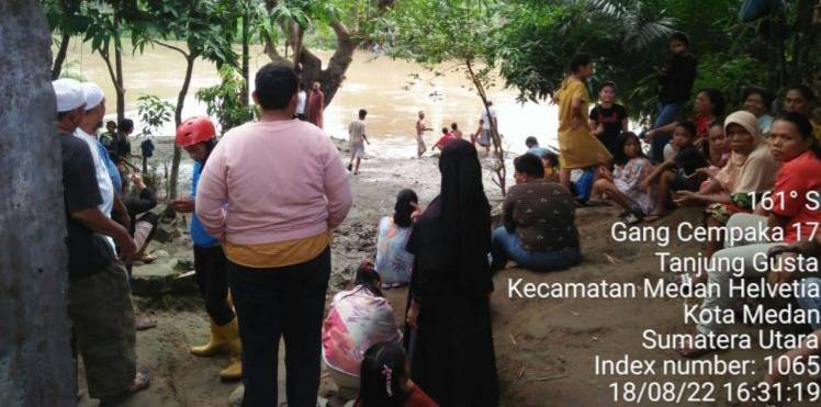 Kabarnya, Bocah Hanyut di Sungai Belawan