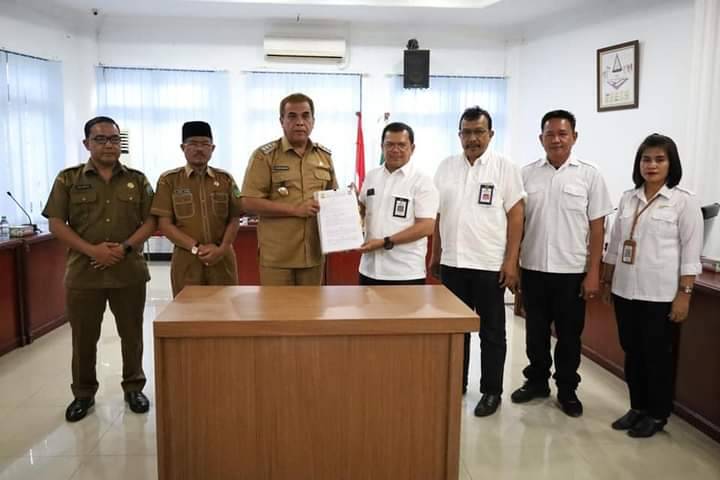 Pemkab Madina dan BPPW Sumut Serah Terima Pengelolaan Sementara Pasar Baru Panyabungan