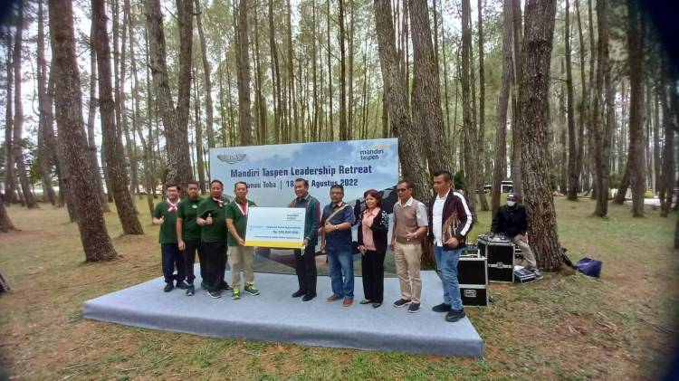 Pemkab Taput Terima Dana CSR PT Bank Mandiri Taspen