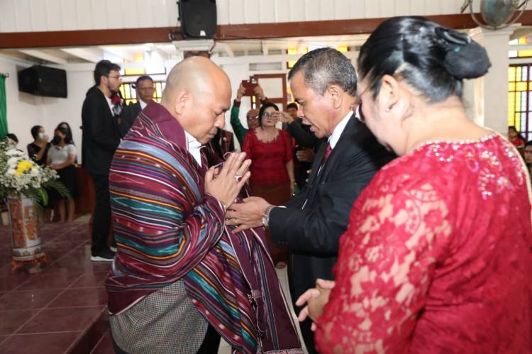Pesta Pembangunan GKPI Tarutung Kota,  Bupati Taput Berpesan Hilangkan Hosom, Elat , Teal dan Late
