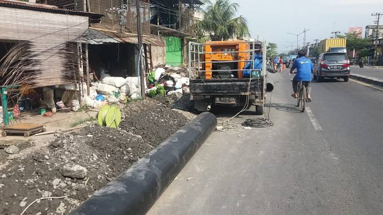 Ribuan Warga KLY Sudarso Resah Akibat Penggalian PDAM Tirtanadi