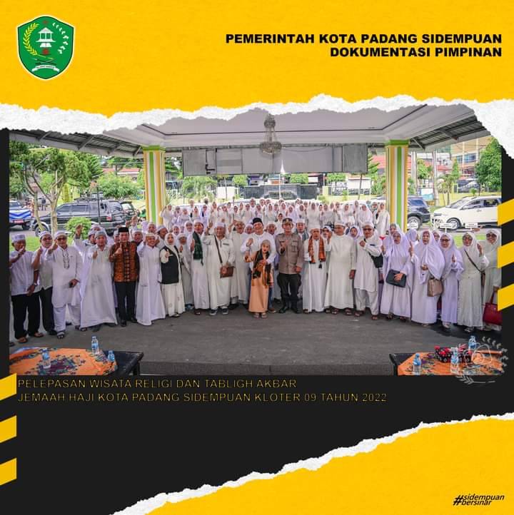 Walikota Irsan melepas keberangkatan Jamaah Haji kloter 09