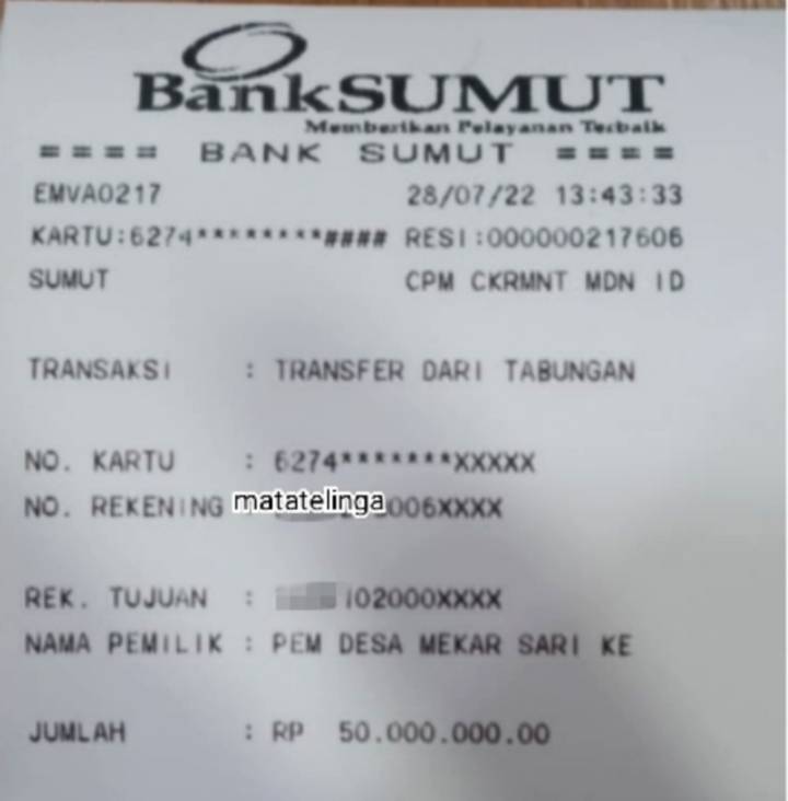 Dana Desa Mekar Sari Belum Dikembalikan Oknum Kades Incumben