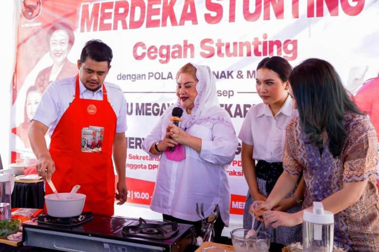 Cegah Stunting Pada Anak, Bobby Nasution Masak Menu Sehat