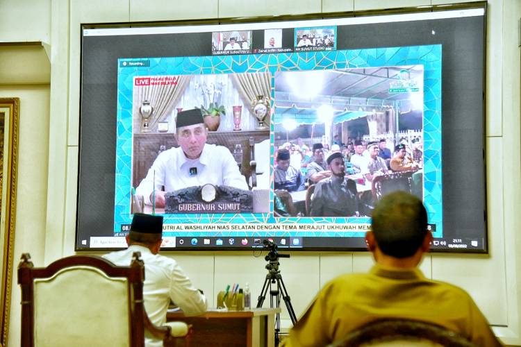 Terkesan dengan Semangat Warga Al Washliyah di Pulau Telo, Gubernur Edy Janji Akan Berkunjung