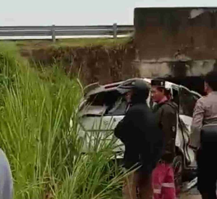 Kecelakaan Tunggal Di Tol Sergai Satu Orang Meninggal Dunia