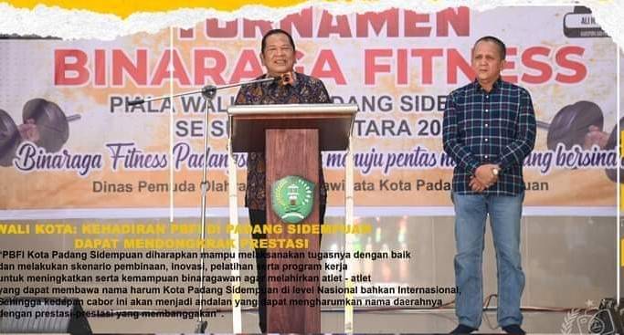 Walikota Hadiri Pelantikan PBFI Padangsidimpuan Periode 2021-2025