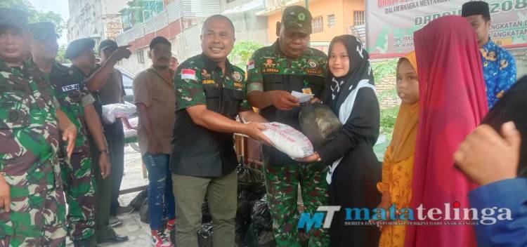 Wujud Rasa Syukur, Kodim-PPAD-HIPAKAD Santuni 77 Orang Anak Yatim-Piatu